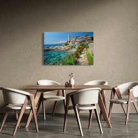 Tablou - Sat pitoresc de coastă (90x60 cm)