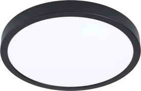 Eglo 901725 - Plafonieră LED RGBW reglabilă pentru baie FUEVA-Z LED/17,5W/230V 39,9cm IP44 neagră