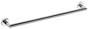 Sapho – Suport pentru prosoape de perete X-ROUND, 6,5 x 65,5 cm, crom lucios