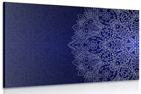 Tablou ornament albastru închis