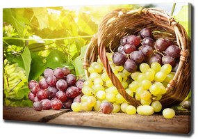 Pictură pe pânză Struguri în coș