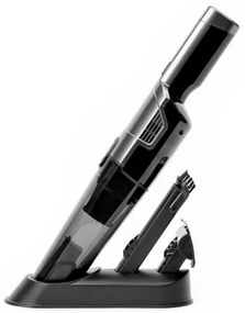 Aspirator auto portabil 75W, 2800 mAh, negru
