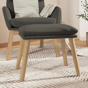 vidaXL Taburet, gri închis, 45x29,5x35 cm, catifea