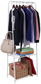 Stand fix haine, alb, 60x37x162 cm