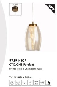 Pendul LED, Lustra suspendata moderna Cyclone