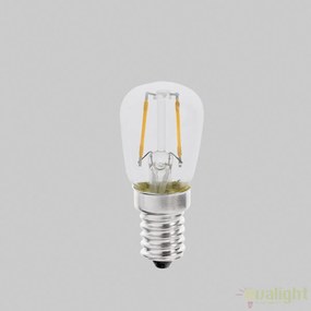 Bec E14 LED decorativ T26 FILAMENT 1W 2700K 17446