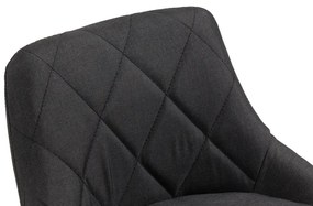 Scaun de bar, negru/crom, MARID