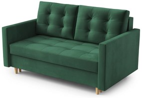 Canapea două locuri Jennifer (verde închis). 1065627