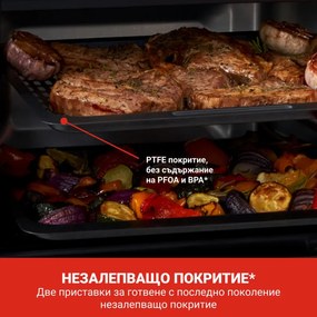 Friteuza/cuptor cu aer cald Instant Pot Vortex Plus Oven 140410101, 1700W, 13 l, 8 programe, Pana la 205°C, EvenCrisp, Negru