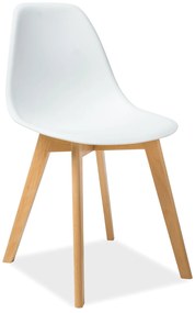 Scaun de sufragerie Vista (alb). 805278