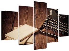 Tablou - Mașina de scris (150x105 cm)