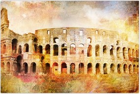 Tablou - Pictură digitală, Colosseum, Roma, Italia (90x60 cm)