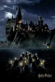 Poster de artă Harry Potter - Hogwarts