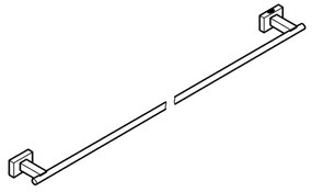 GROHE 40509001 - Suport pentru prosoape ESSENTIALS CUBE, 600 mm, crom lucios