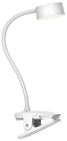Top Light LED – lampă de birou cu clemă BELLA, dimabilă cu control tactil, LED/4,8W/5V 3000-6500K, albă