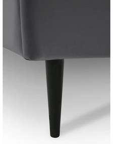 Pat pentru copii gri 90x200 cm Mercury – Scandic