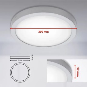 Plafonieră LED FIRE LED/21W/230V 4000K Briloner 7141-414