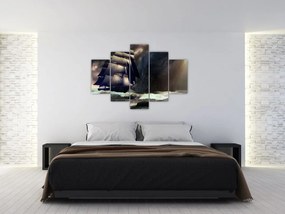 Tablou - Navă printre recife (150x105 cm)