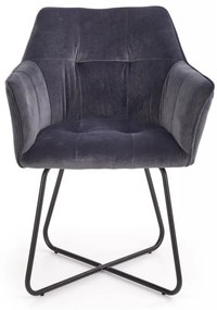 Scaun K377 velvet gri