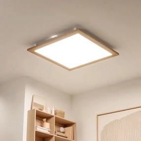 Panou LED RGBW dimabil aplicat Eglo SALOBRENA-C LED/34W/230V maro + telecomandă