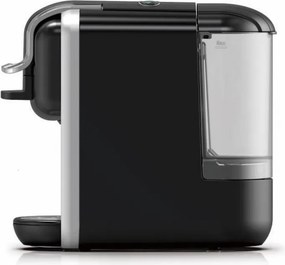 La mâna a doua: Espressor cu cafea macinata si capsule 8 in 1 Oliver Voltz OV51171J8R, 1450W, 0.6 L, 5 adaptoare, 19 bar, 7 lungimi de cafea, Negru/Argintiu