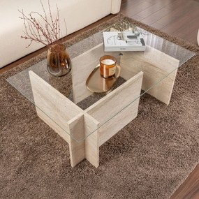 Masă de cafea Vetrino Travertine