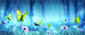Tablou - Poiană mistică de pădure (120x50 cm)