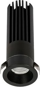Mini Spot incastrabil LED 10W 3000K Duran negru