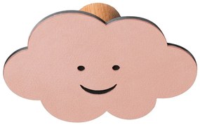 Cârlig roz de montat pe perete din oțel Cloud Dot Nupo – LIND DNA