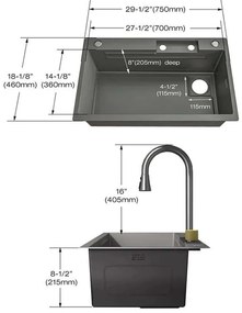 Chiuveta Bucatarie Profesionala Multifunctionala , Inox,FY3018