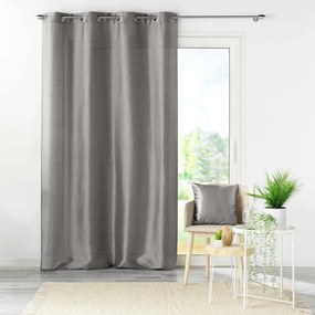 Draperie gri închis din satin 140x240 cm Shana – douceur d'intérieur