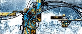 Tablou abstract (120x50 cm)