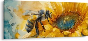Tablou - Albină, acuarelă (120x50 cm)