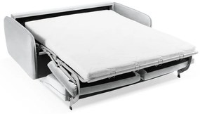 Canapea gri deschis extensibilă cu tapițerie din catifea 214 cm Vienna – Cosmopolitan Design