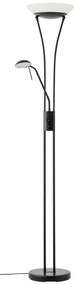 Brilliant - Lampă de podea LED reglabilă FINN 2xLED/13W/230V neagră