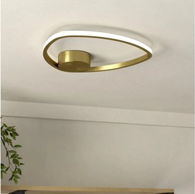 Eglo 902149 - Plafonieră MOSCHELLA LED/9,7W/230V, aurie