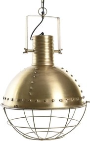 Lustră suspendată din metal, auriu, finisaj patinat, 61 x 43 cm, „Issoire”