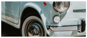 Tablou - mașina retro Fiat (120x50 cm)