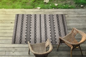 Covor sisal Floorlux 20510 argintiu si negru