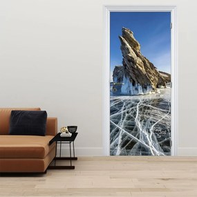 Fototapet pentru ușă - Stâncă de gheață (95x205cm)