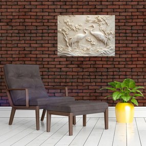 Tablou pe sticlă - Model Chinezesc (70x50 cm)