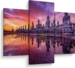 Tablou - Buddha la apus (90x60 cm)