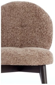 Set de scaune de sufragerie maro 2 buc. tapițat Sinosa – Light &amp; Living