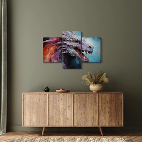 Tablou - Ilustrație a unui dragon (90x60 cm)