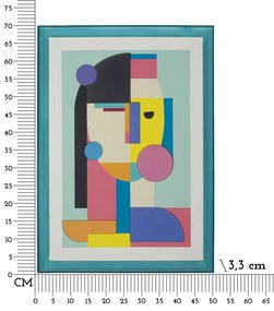 Mauro Ferretti Tablou Pictat Pe Panza, Picassy, Cu Rama -B- Cm 50X3,3X68 | Aosom Romania