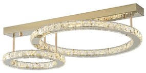 Lustra LED aplicata design modern Girona auriu
