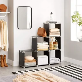 Raft De Depozitare Practical Negru 63, 105 x 30 x 105 cm