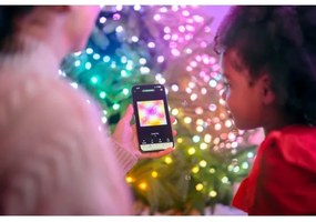 Instalație LED RGB dimabilă de Crăciun 100xLED 8 m USB Wi-Fi Twinkly TWKH100RGB-T