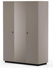 Dulap de haine Demandaron 2 (taupe + stejar silverjack) (cu oglindă). 1116802