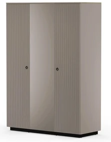 Dulap de haine Demandaron 2 (taupe + stejar silverjack) (cu oglindă). 1116802
